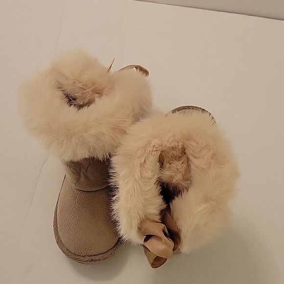 TODDELER GIRL WINTER FAUX FUR LINING SNOW BOOT - Picture 4 of 14